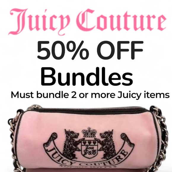 50% OFF ALL JUICY COUTURE BUNDLES OF TWO OR MORE! Discounted shipping over $40 - Picture 1 of 3